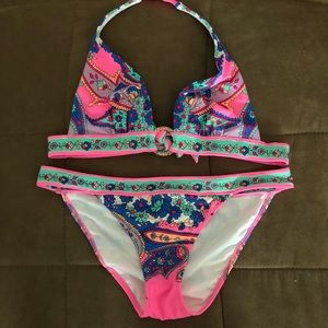 Victoria’s Secret Paisley and Floral Bikini